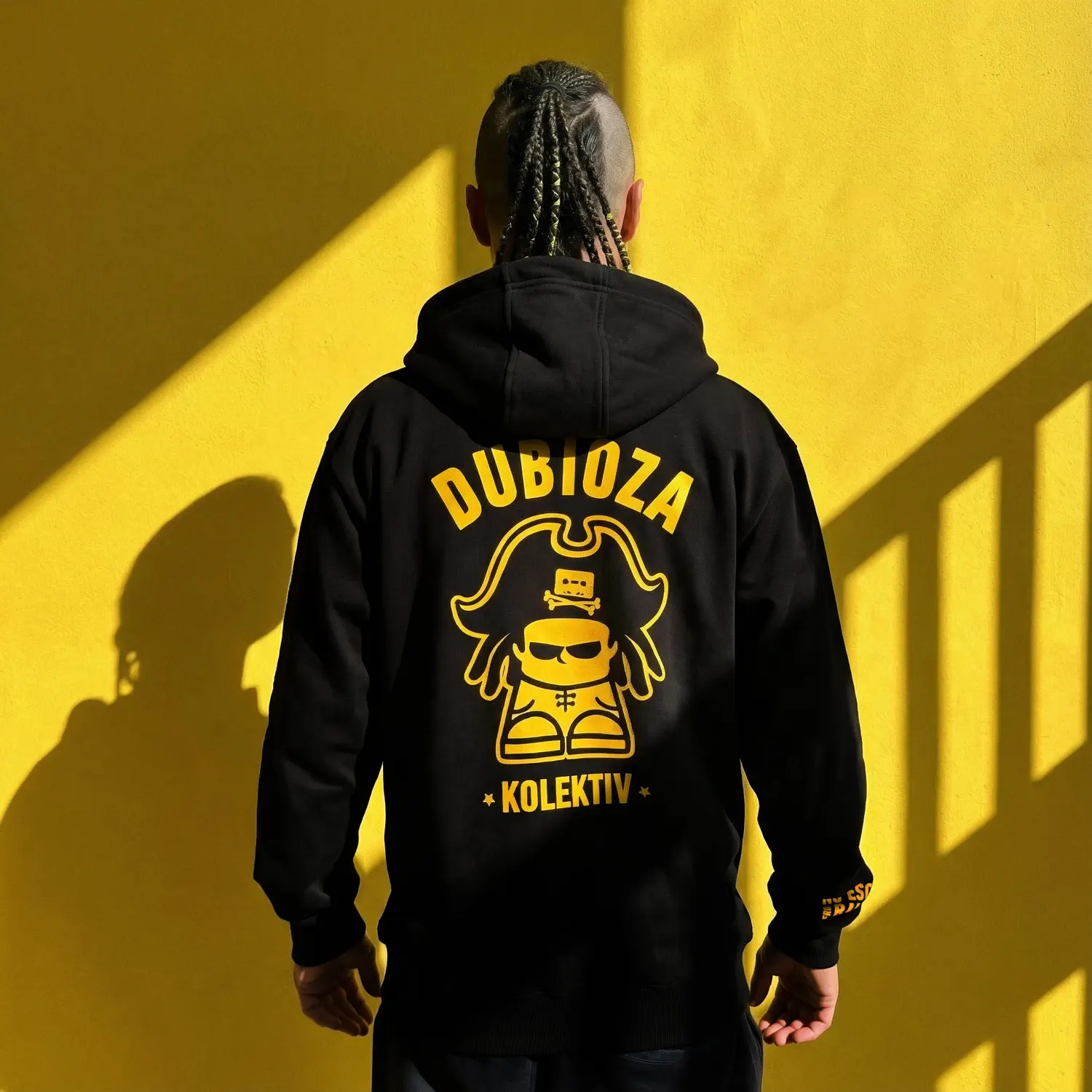 Dubioza kolektiv zip dukserica crna - Image 2