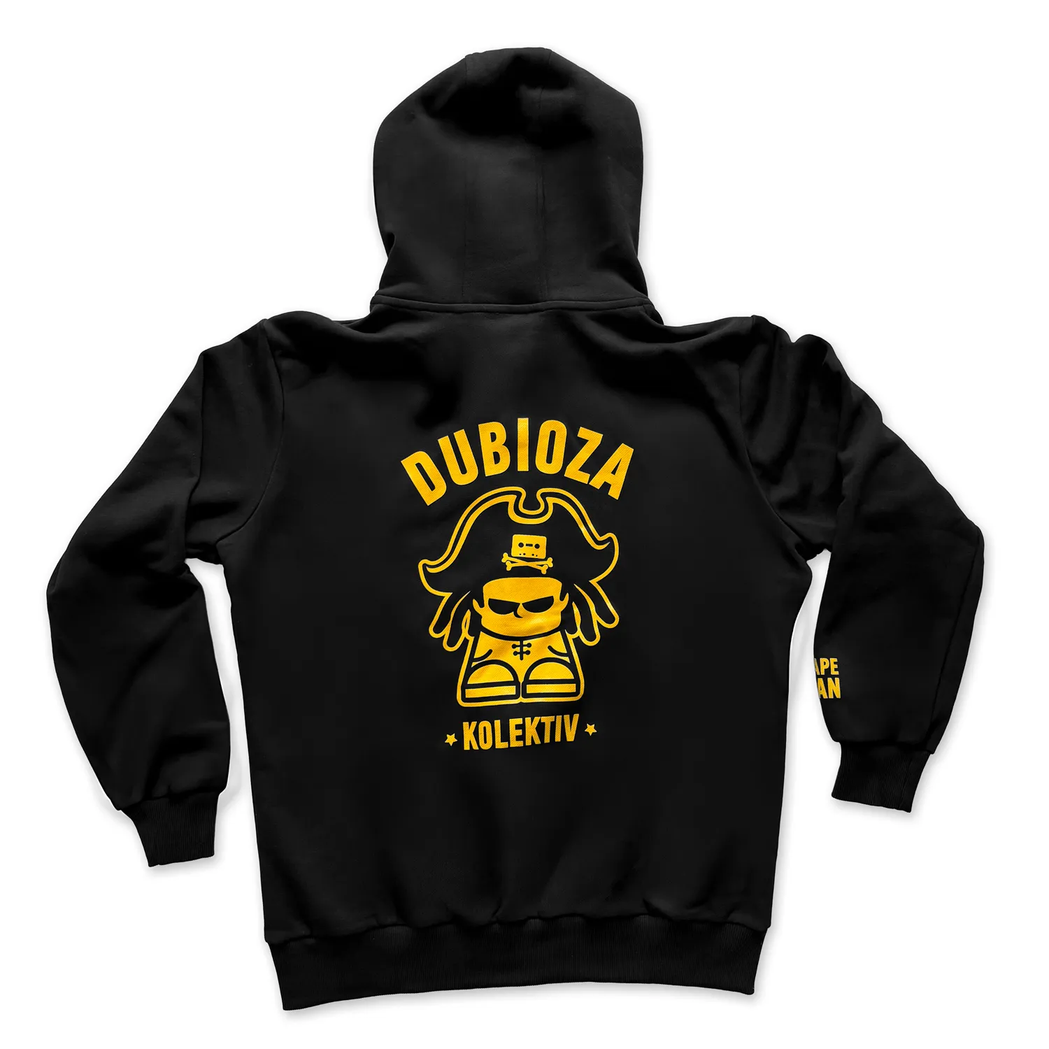 Dubioza kolektiv zip dukserica crna - Image 5