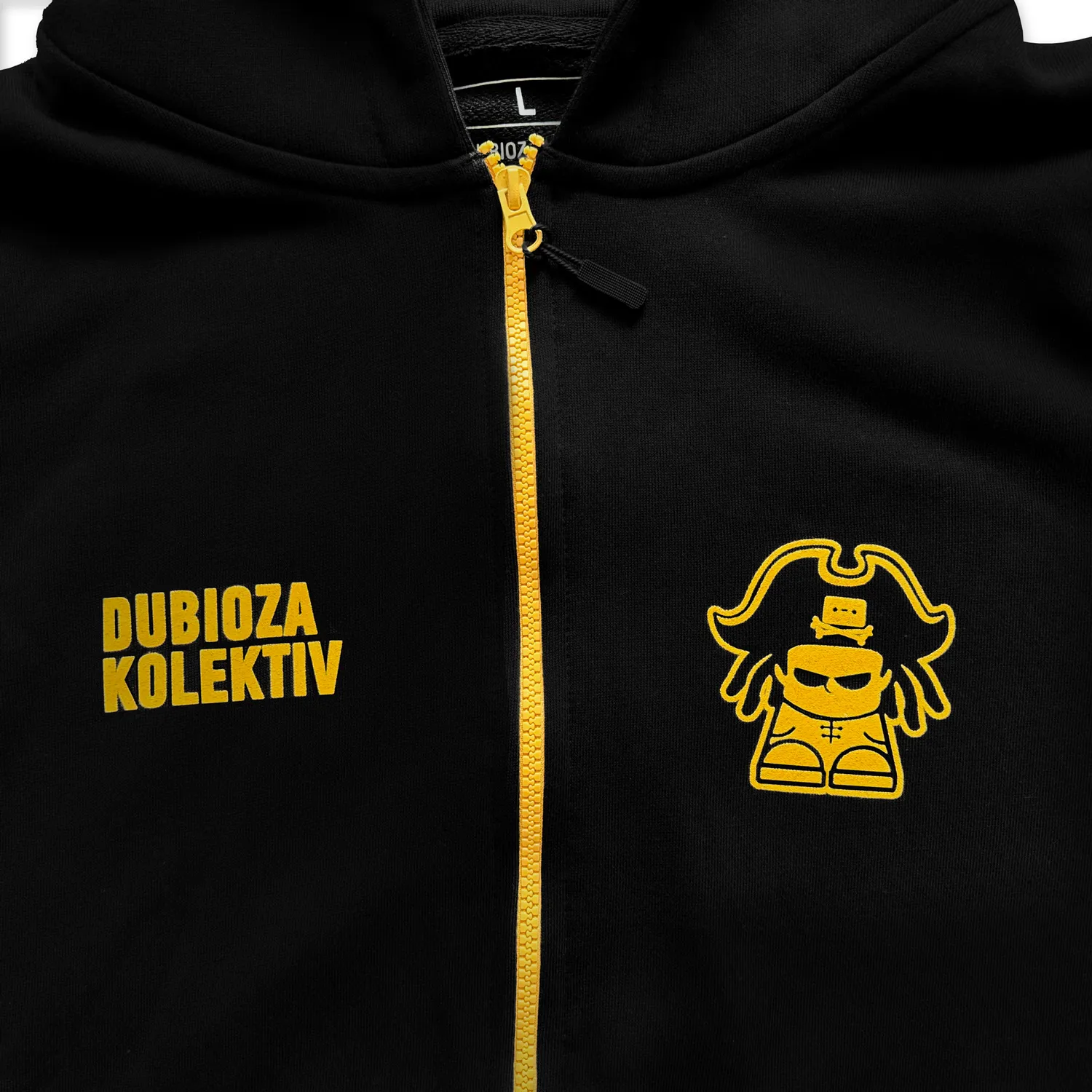 Dubioza kolektiv zip dukserica crna - Image 6