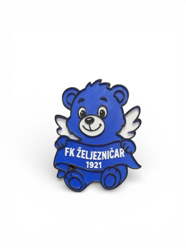 FK Željezničar Leteći medvjedić magnet
