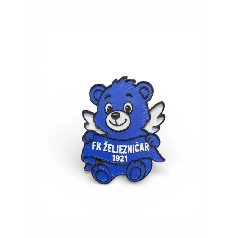 FK Željezničar Leteći medvjedić magnet