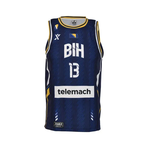 Košarkaški dres reprezentacije BiH plavi - MUSA #13 - Image 2
