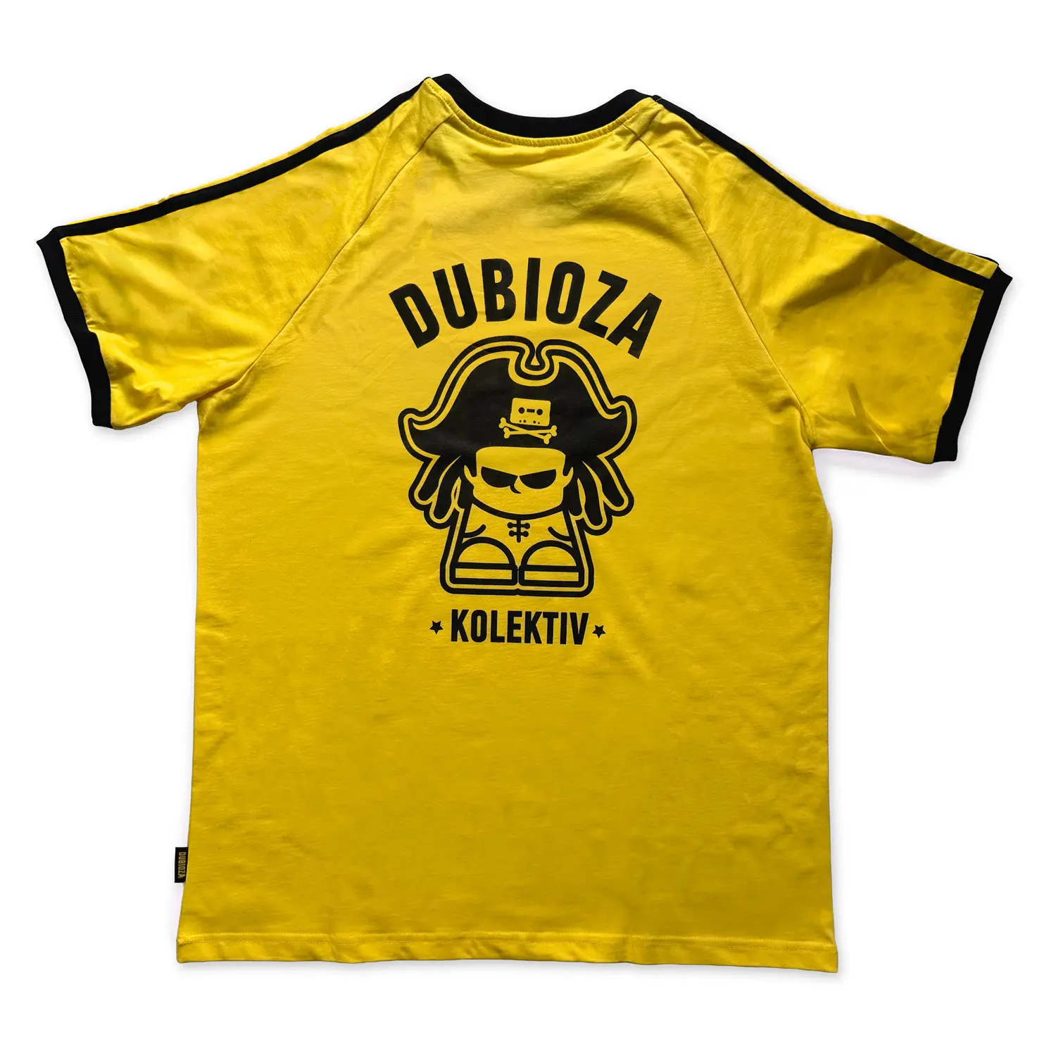 Majica Dubioza kolektiv Two Stripes žuta - Image 3