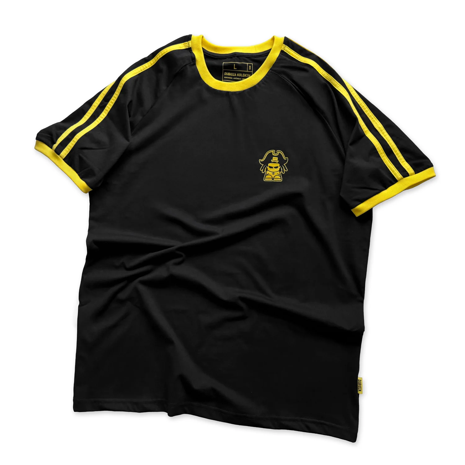 Majica Dubioza kolektiv Two Stripes crna - Image 2