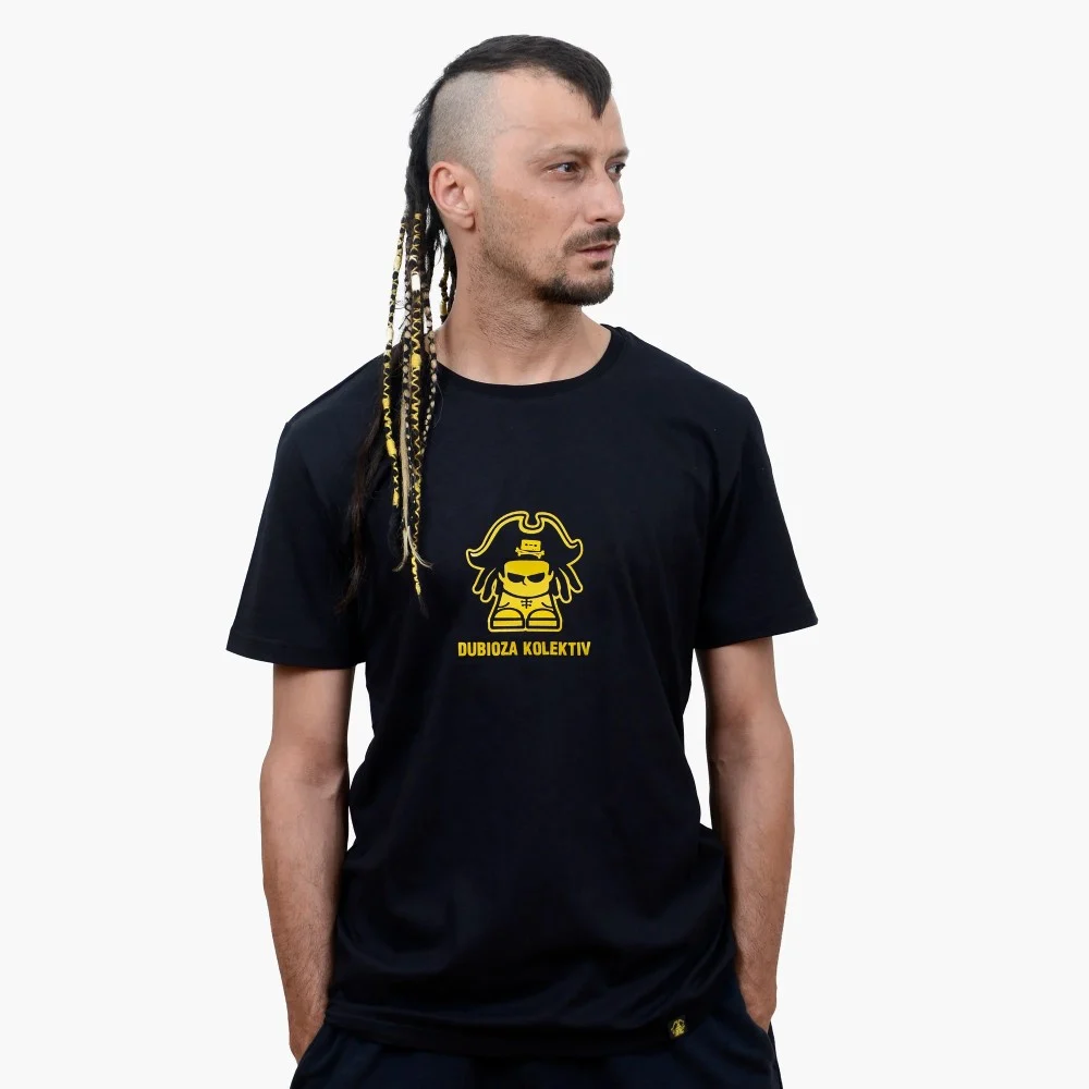 Dubioza kolektiv majica pirat žuti