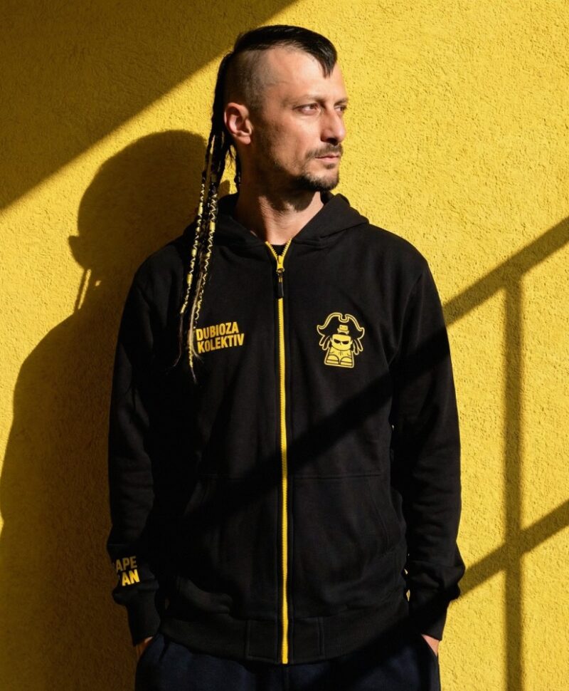 Dubioza kolektiv zip dukserica crna