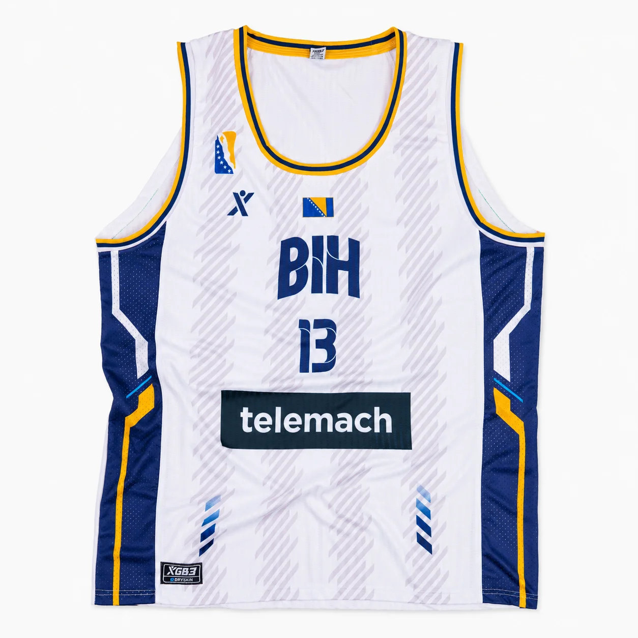 Košarkaški dres reprezentacije BiH bijeli - MUSA #13 - Image 2