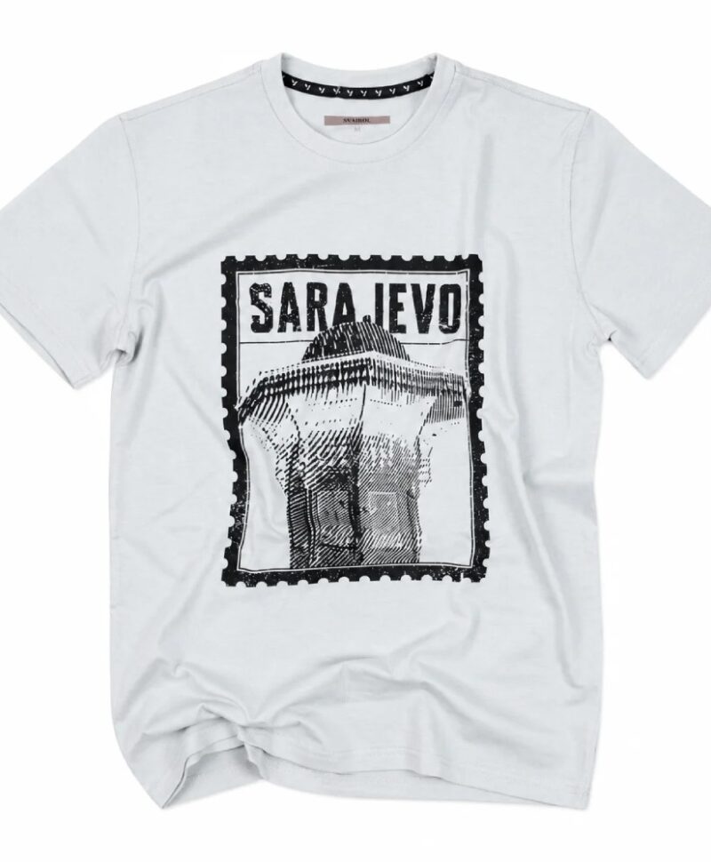 Symbol Sarajevo Sebilj siva majica