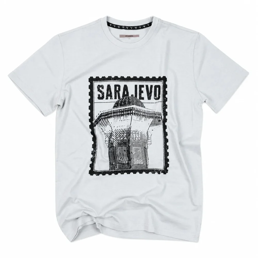 Symbol Sarajevo Sebilj siva majica