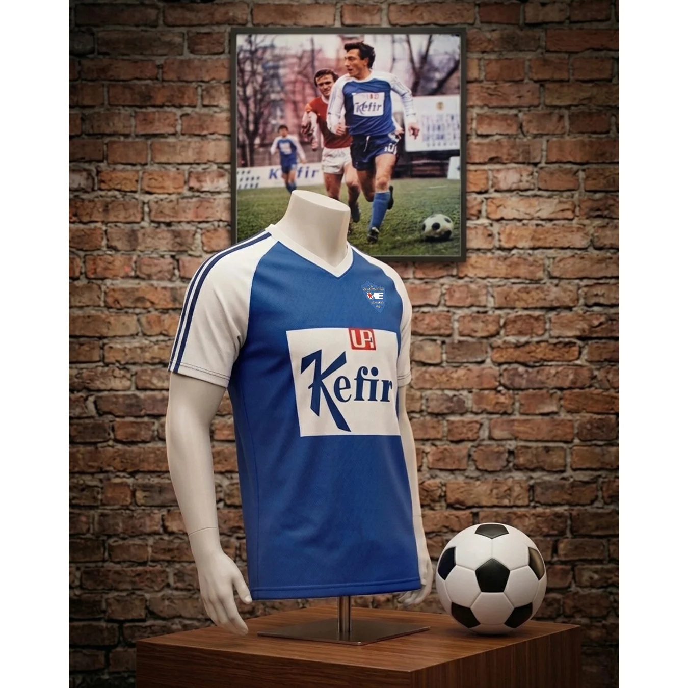 FK Željezničar retro dres 1979/80 - Image 2