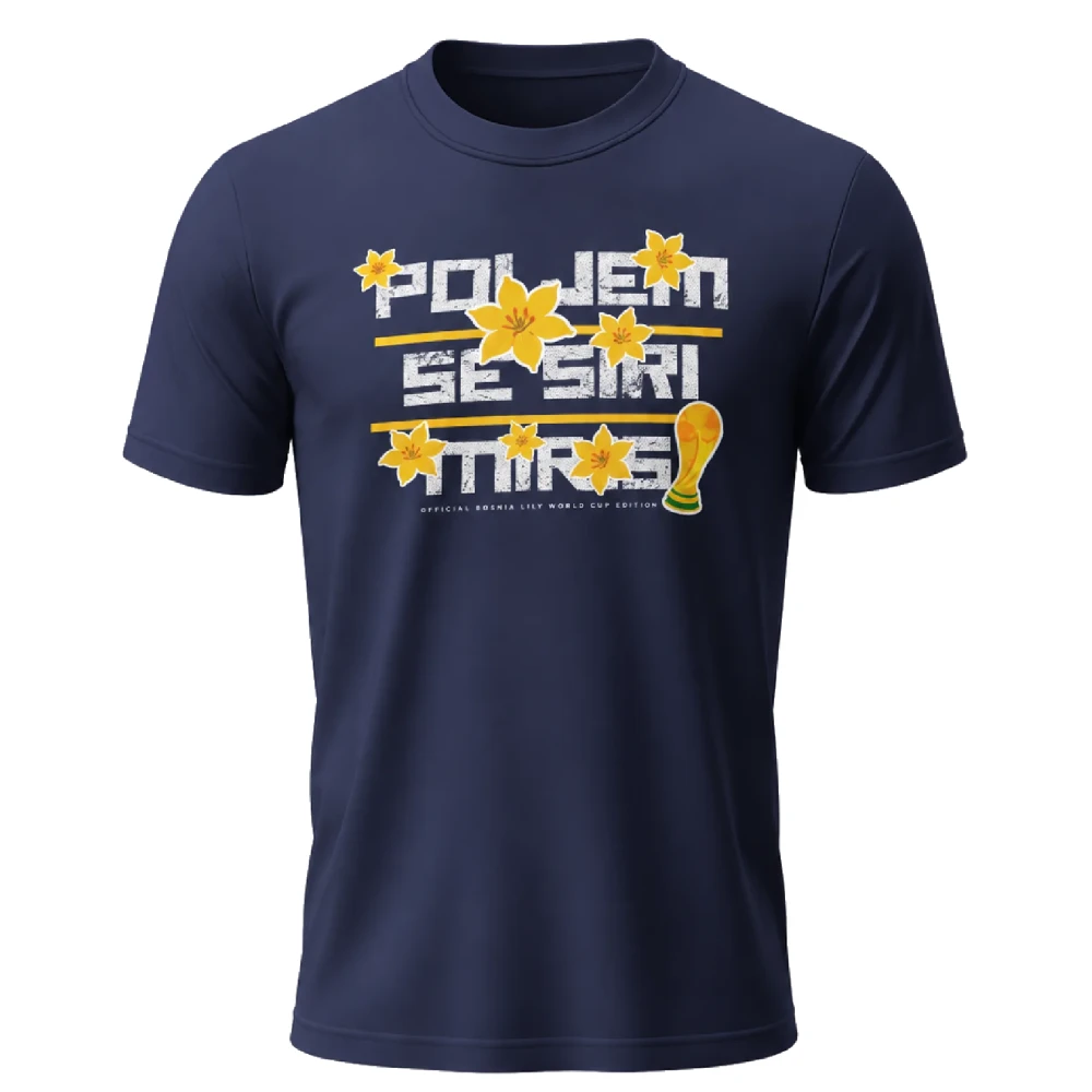 Poljem se širi miris ljiljana majica teget