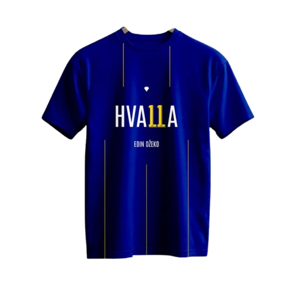 HVALA EDIN DŽEKO dječija plava majica